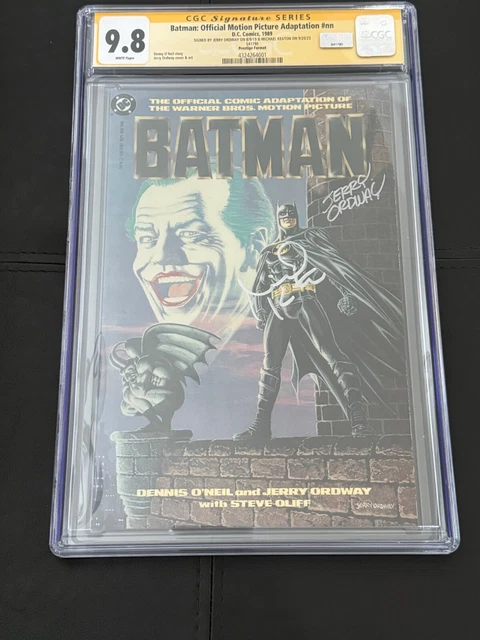 Ultra Rare! CGC SS 9.8 BATMAN 1989 Movie Adaptation Comic - SS Keaton & Ordway!!