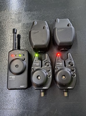 fox rx digital  Bite Allarm Blue  Blau Set Carpfishing 