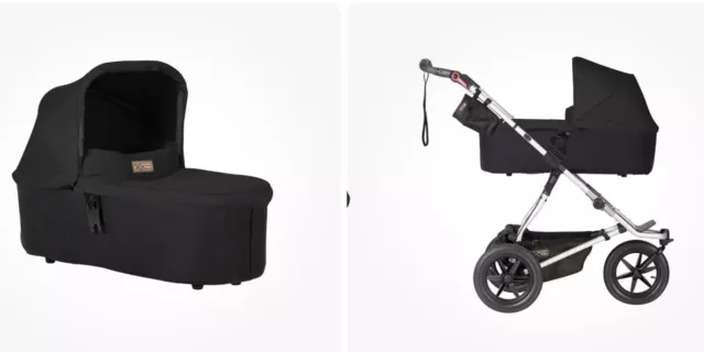 Mountain Buggy Urban Jungle/Terrain/+One Carrycot Plus - Black RRP £189