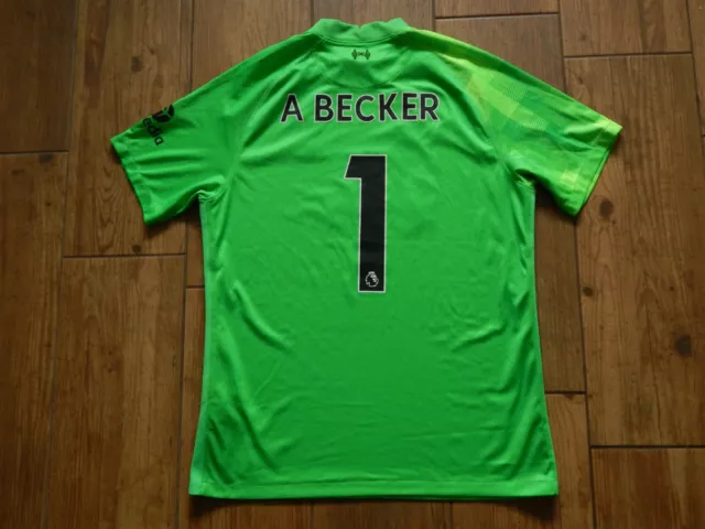 LIVERPOOL 2021 22 GOALKEEPER Football Shirt Jersey A Becker 1