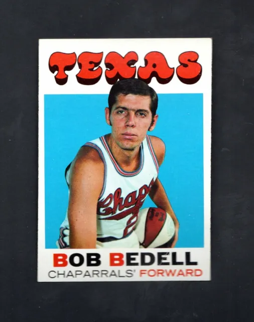 1971 Topps ABA Bob bedell #153 ~ Texas  ~  Set Break!  ~~ HIGH GRADE