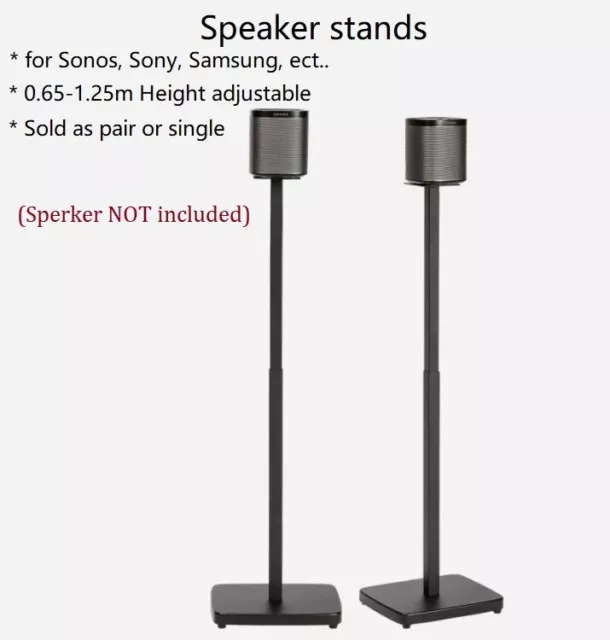 Satellite Speaker height adjustable Stand for Sonos One Play  3 Samsung Q990 930