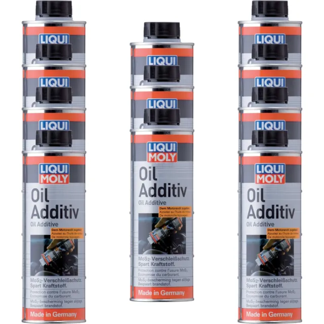 Liqui Moly 11x500 ML Oil Aditivo Aceite MoS2 Protección contra Desgaste de 1012