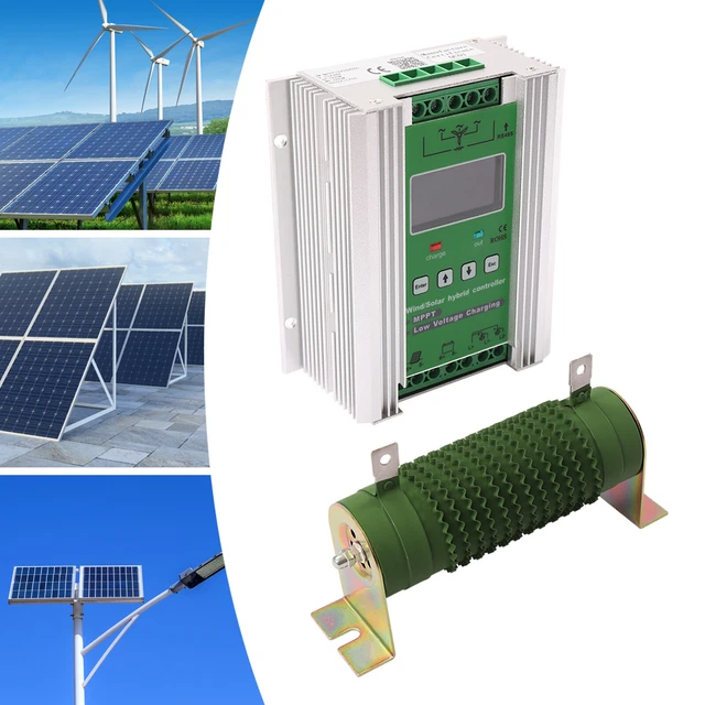 MPPT WIND SOLAR Hybrid Boost Charge Controller Wind Turbine Kit 48V/24V