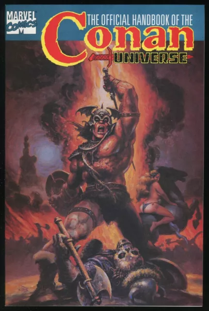 Official Handbook of the Conan Universe 1 Variant Comic REH Barbarian Ernie Chan