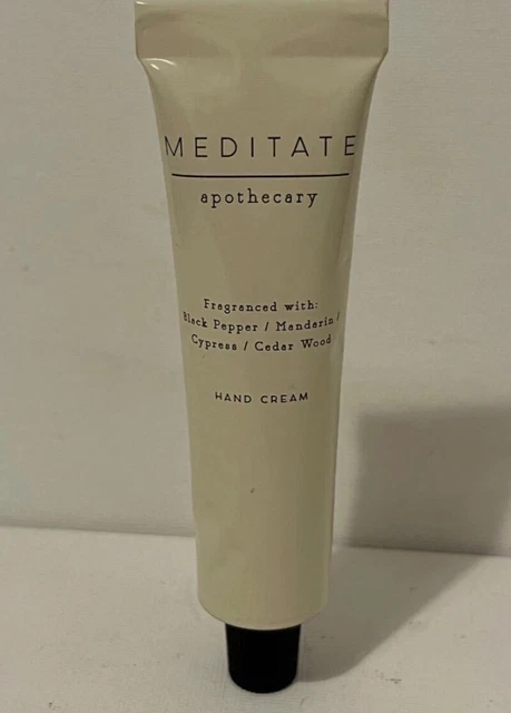 Apothecary Meditate Hand Cream 30ml NEW sealed