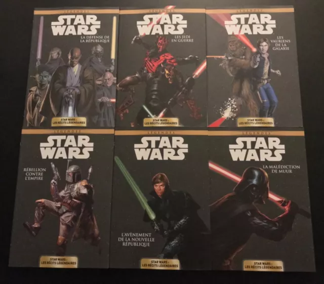 STAR WARS: LES RÉCITS LÉGENDAIRES - Collection complète - Comics Tome 1 à 6