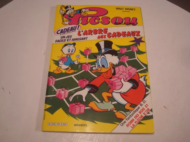 Picsou Magazine N° 155 de Janvier 1985 + Cadeau Supplément Complet