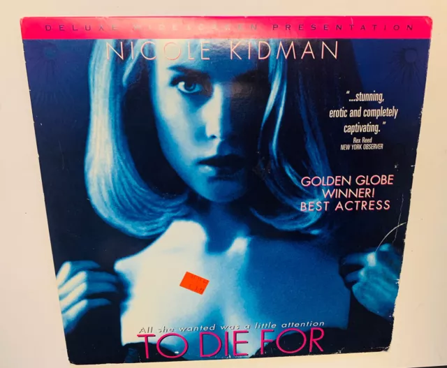 To Die For Laserdisc LD Widescreen Nicole Kidman Gus Van Sant Laser Disc