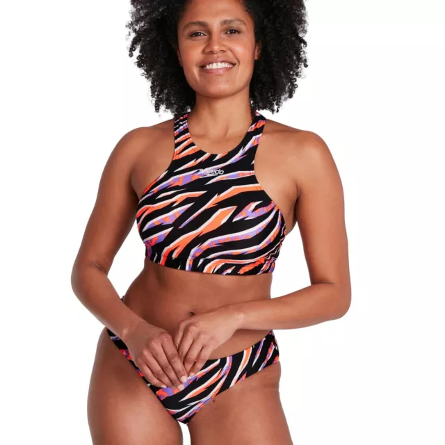 Costume Da Bagno Speedo Donna 2 Pezzi Imbottito Rosa Volley Costume Da Bagno W22