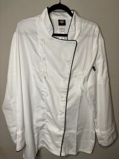 Dickies Chef Coat Executive Coats Bruno Size Medium With Extra Button Men’s M