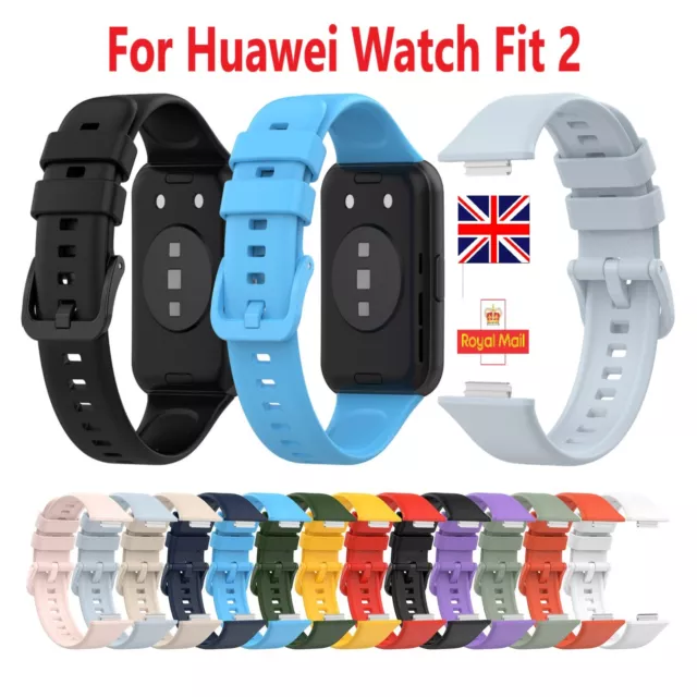 For Huawei Watch Fit 2 Silicone Fitness Replacement Wrist Strap Band Wristband