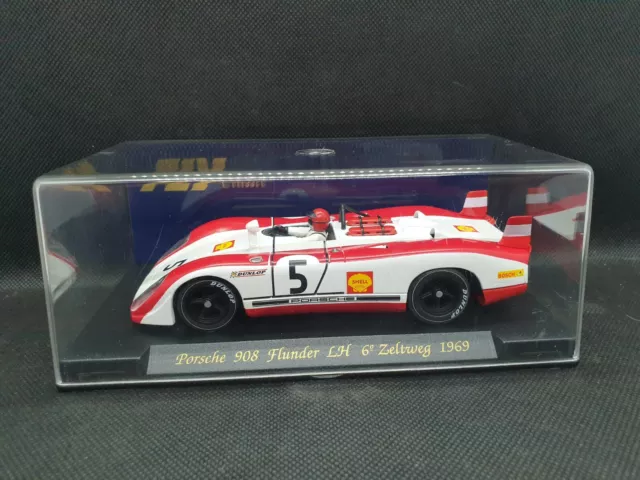 Fly Porsche 908 Flunder LH  6 Zeltweg 1969 Slot Car 1:32