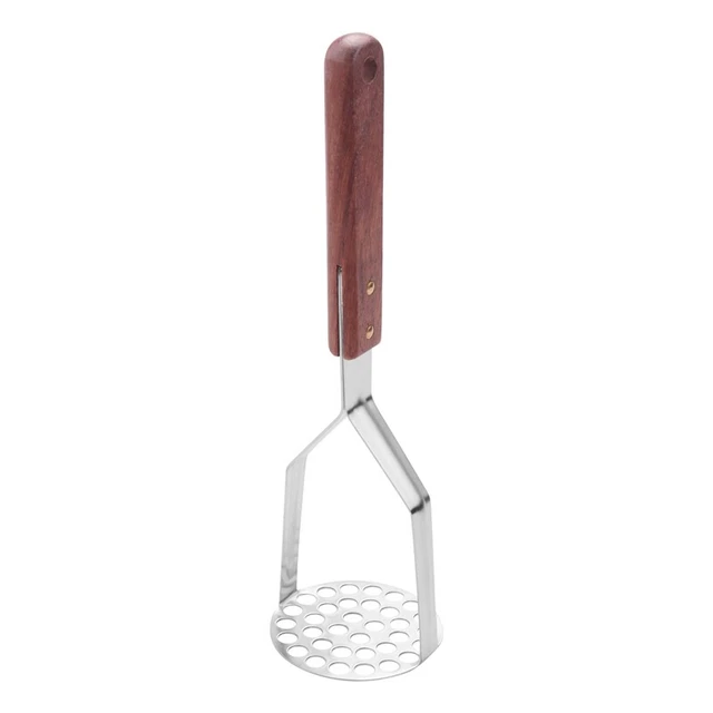 Smasciatore di patate in acciaio inox resistente resistente - manico antiscivolo facile da usare U9Y6