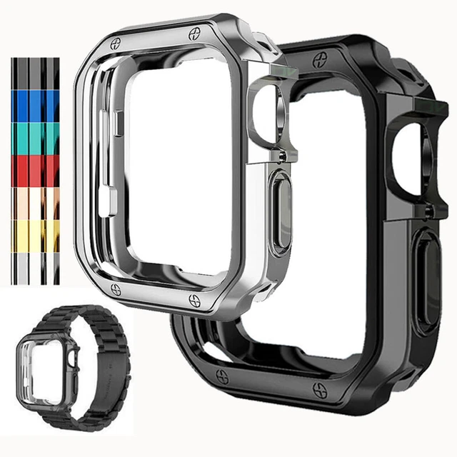 Case Für Apple Watch Serie 1 2 3 4 5 6 7 8 SE 38-45mm Schutzhülle Cover Bumper