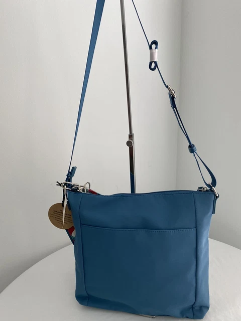Samantha Brown To-Go Zip-Front Crossbody (Blue) 3