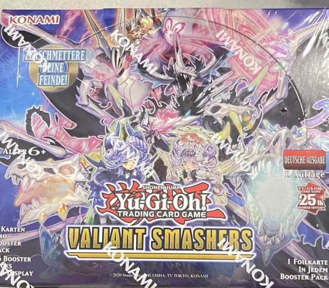 Yu-Gi - Valiant Smashers Booster Display Deutsche Ausgabe