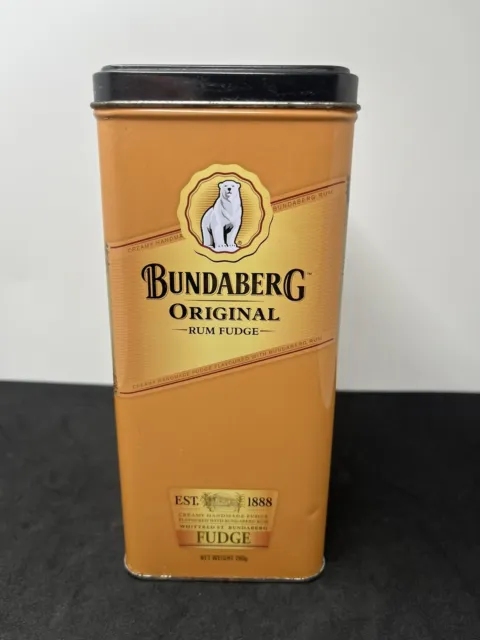 Bundaberg Rum Fudge Metal Tin - Empty Collectable Bundy