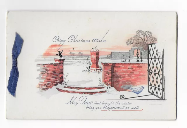 Sharpe's Classic vintage Christmas greetings card