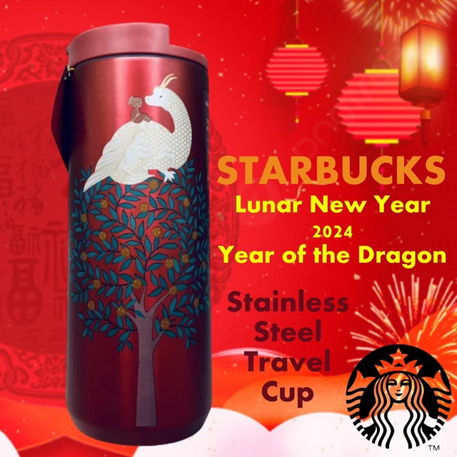 2024 STARBUCKS LUNAR New Year Of The Dragon Insulated Stainless Steel
