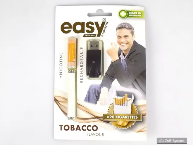 Easy Smart Size E-Cigarette E-Zigarette Tobacco Flavour Nikotin Wiederaufladbar