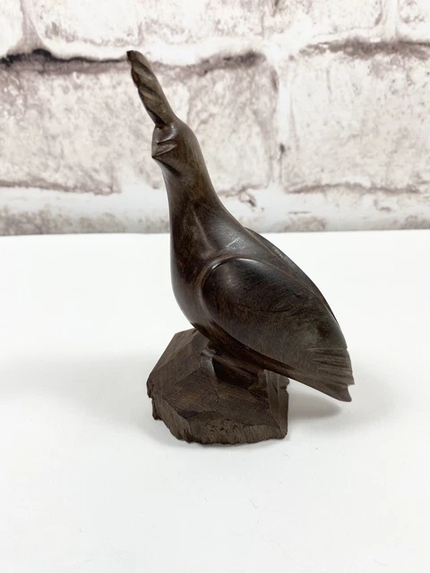 IRONWOOD Carved Gambel Quail - 4 7/8" Tall