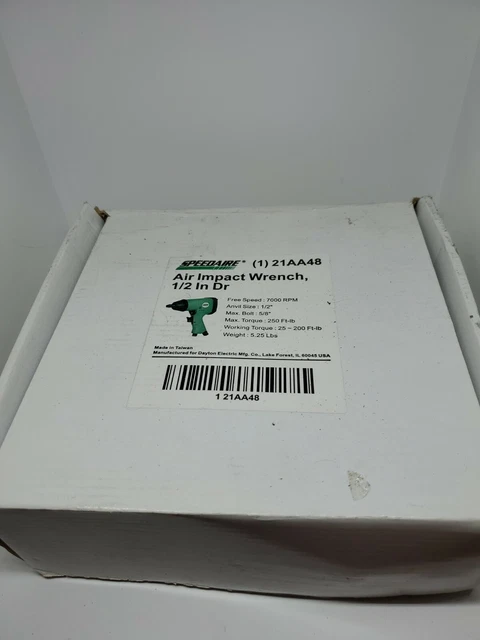 Speedaire Air Impact Wrench 1/2" Dr 21AA48