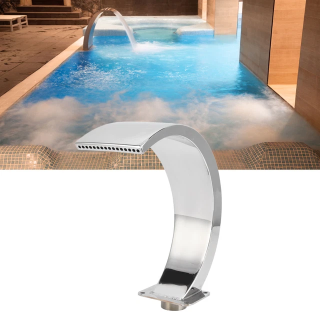 STAINLESS STEEL POOL Water Fountain Swimming Pool Waterfall Fountain