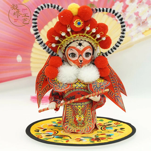 Beijing Opera Traditional Role Silk Doll Chinese Style Decoration Ornaments Gift 3