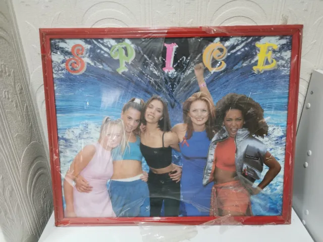 Vintage 90s Spice Girls Picture Photo Framed New Sealed Collectable
