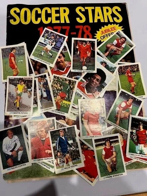 Various  Autographed Fks Soccer Stars  1977/78 Stickers Unused - You Choose