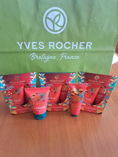 Yves Rocher 1Crema Mani+Gel Igenizzanti Mani Fragranza Arancia 🍊  Cioccolato 🍫
