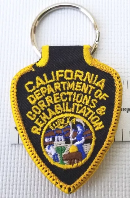 California Department of Corrections and Rehabilitation Patch 2" Keychain CDCR