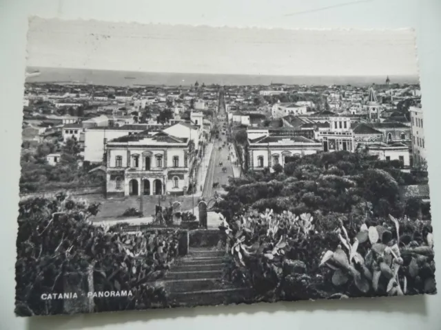 Cartolina Viaggiata "CATANIA Panorama"  1956