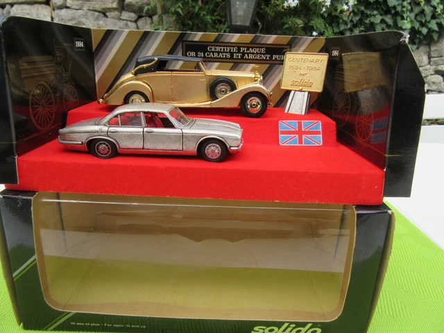 SOLIDO Prestige Coffret Centenaire 1884-1984 Italie Or