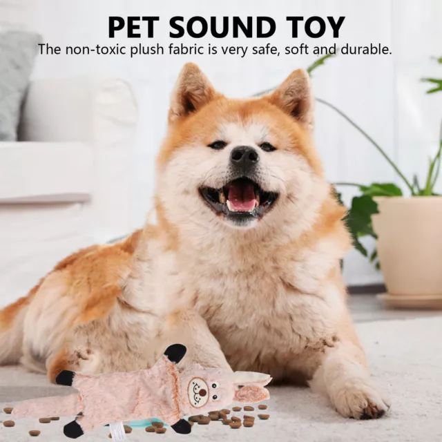fr Dog Chews Toys Animal Shape Funny Soft Cartoon Bite-resistant Gifts Pet Suppl 2