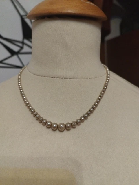 Ancien collier Annee 90 Ras Du Cou Dore vintage jewelry
