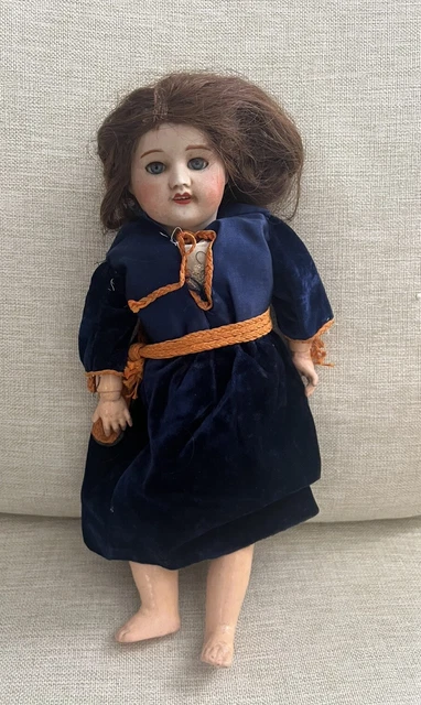 Poupée Ancienne SFBJ 1ère Époque Tête 6 – 40 Cm – Robe Ancienne – Jumeau Type