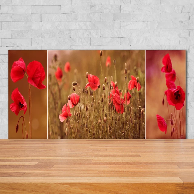 Tableau Déco Sur Verre Trempé Tulup - 125x50 Cm - Motif Couloir - Style Moderne Blanc