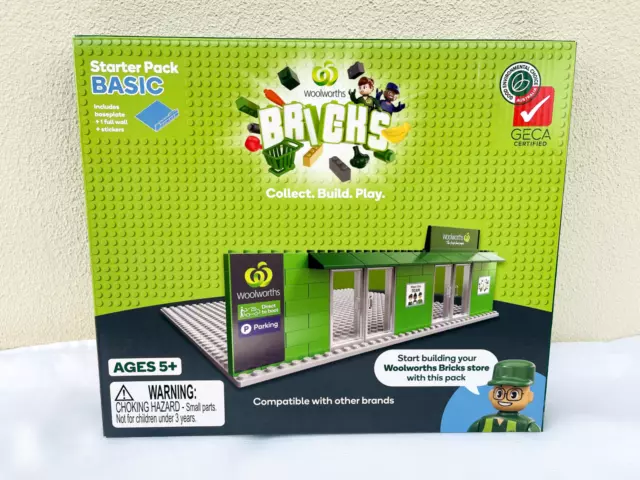 WOOLWORTHS BRICKS STARTER Kit Lego Compatible Collectables