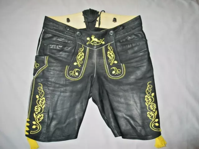 Kurze Trachtenlederhose Plattlerhose Laponialeder Auer Samerberg
