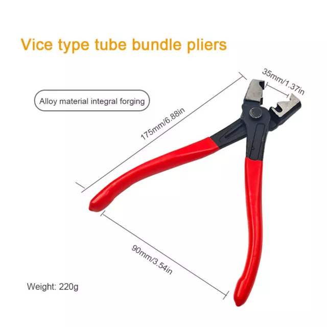 Car Water Pipe Fuel Hose Installer Remover Removal R Type Clip Clamp Plier Tool