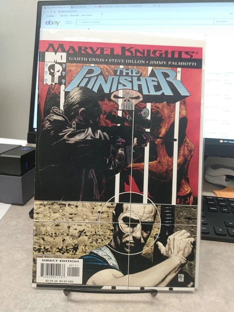 The PUNISHER #1 (2001 Marvel Knights) Garth Ennis Tim Bradstreet