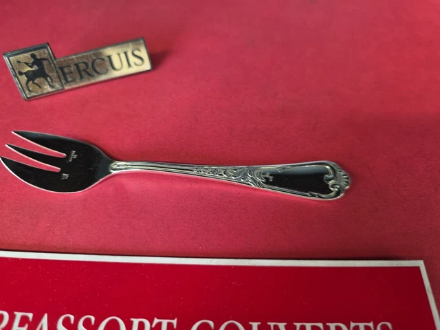 Couvert fourchette grande cuillère filet Louis XV argent