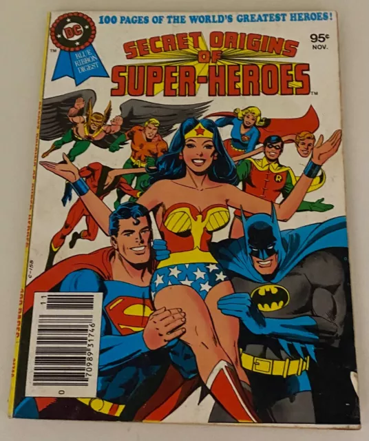 Secret Origins of Super-Heroes DC Blue Ribbon Digest Vol. 3 No. 19 November 1979
