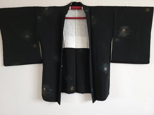 Antique Japanese Silk  KIMONO jacket haori,Haori,KIMONO Dress,Antiqueわ