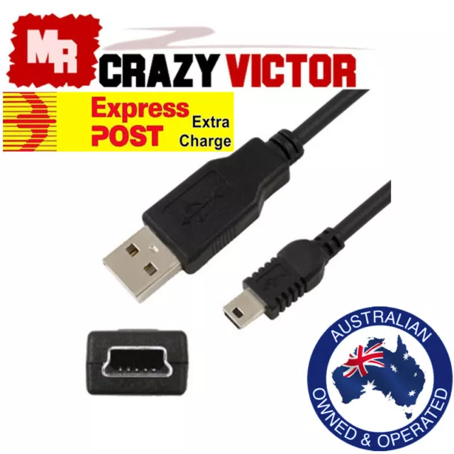 USB Cable for Canon Digital IXUS 30 300 330 40 400 430 100 110 120 160 200 IS