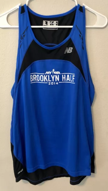 New Balance 2014 New York City NYC Brooklyn Half Marathon Singlet Mens Large L