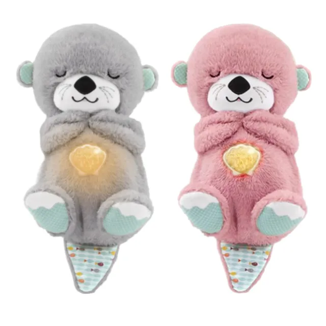 Soothe 'n Snuggle Ott er, Portable Plush Soother with Music, Sounds, Lights