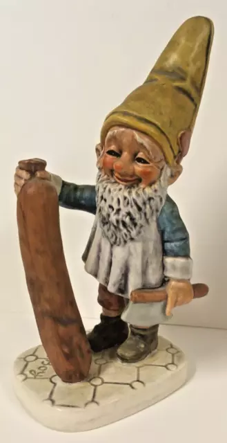 Vntg Goebel Co-Boy Gnome figurine WIM THE SAUSAGE MAKER well 507   1970   7.5"